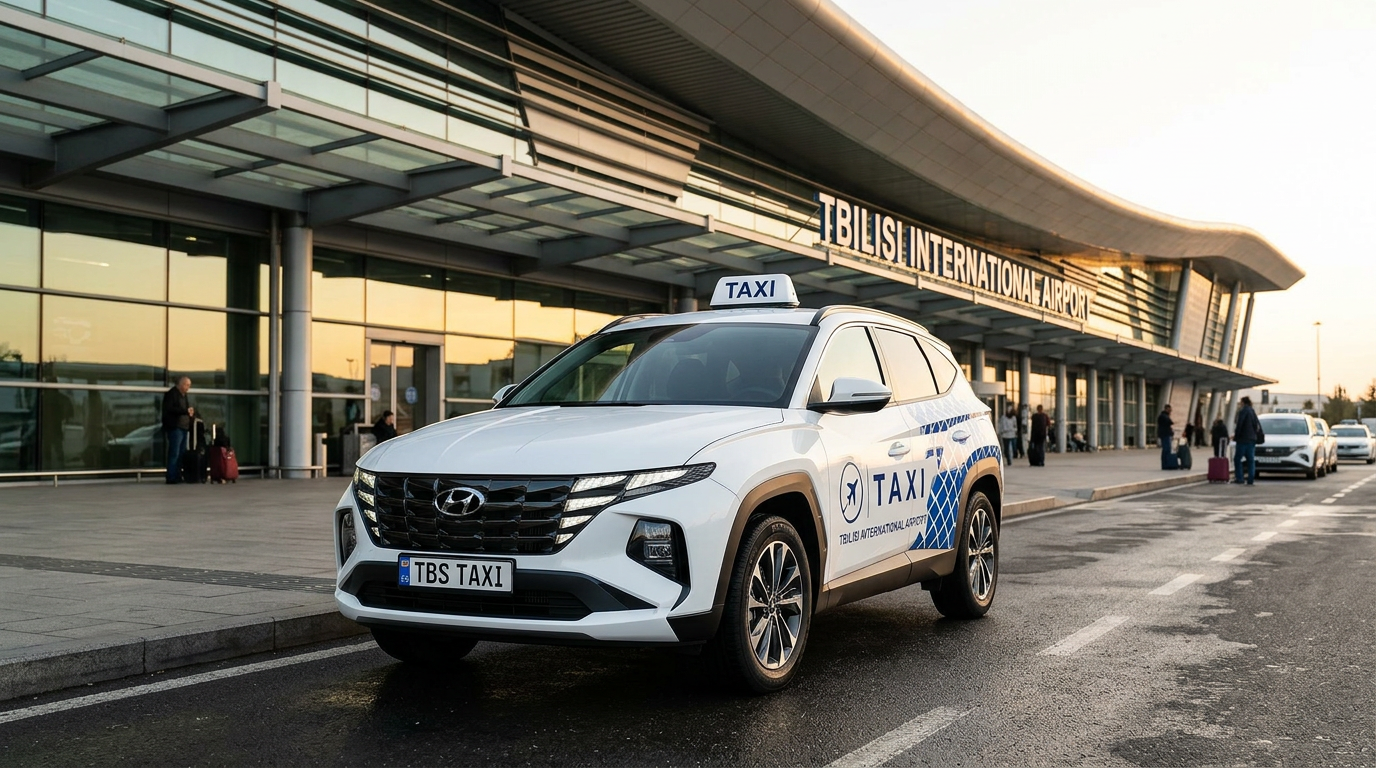 Premium airport taxi at Tbilisi International Airport